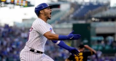 Wilson Contreras conecta su grand slam número 100 de su carrera en la MLB