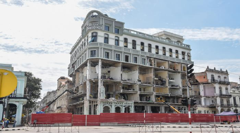 Avanza en Cuba restauración tras explosión en el hotel Saratoga
