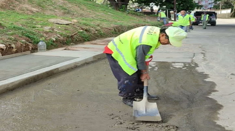Realizan abordaje integral de desmalezamiento y limpieza en la parroquia Sucre