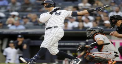 Aaron Judge ingresa en lista de Mantle-Ruth de la Gran Carpa