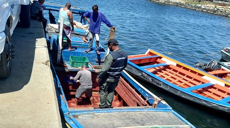 Rescatan 6 tripulantes y buque de pesca Gamga Mar II por avería