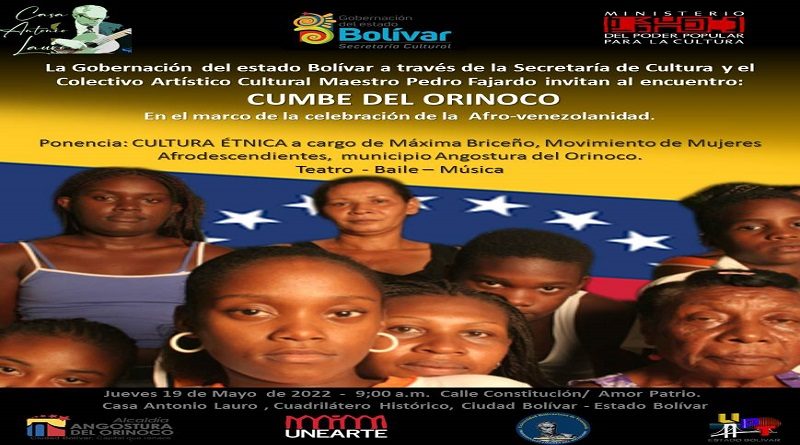 Celebran la Afrovenezolanidad con la "Cumbe del Orinoco"
