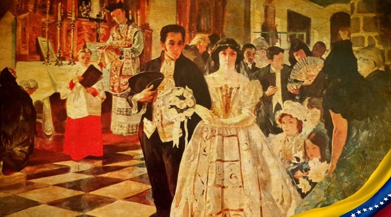 Hace 220 años El Libertador contrajo matrimonio con María Teresa del Toro y Alaiza