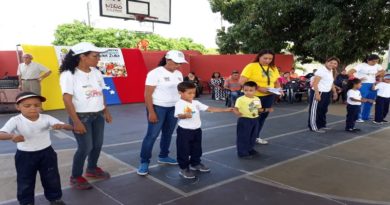 Niños, niñas y jóvenes participan en encuentro municipal de juegos tradicionales en Zulia