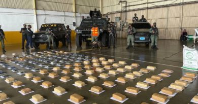 Detenidas tres personas por traficar 2.144 panelas de marihuana en Bolívar