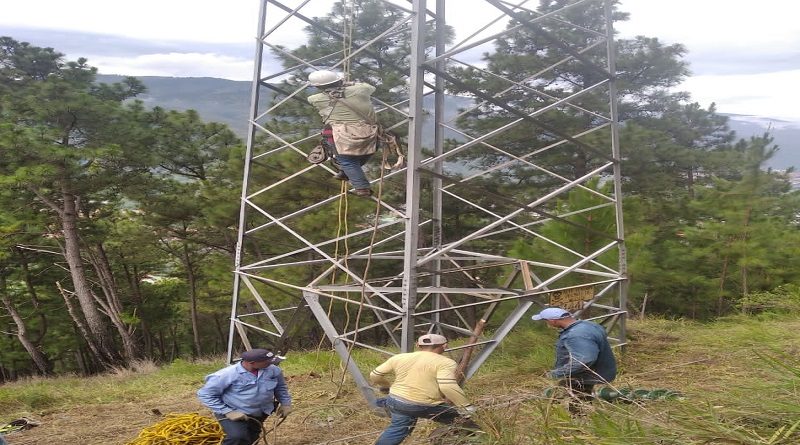 Recuperan torre de transmisión de estación Mérida II en Ejido