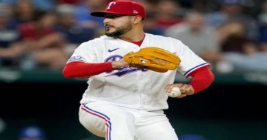 Martín Pérez conquistó su primera victoria con los Rangers