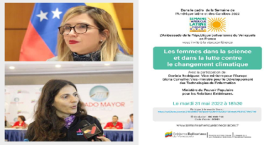 Venezuela participará en la 9ª edición de la Semana de América Latina y el Caribe