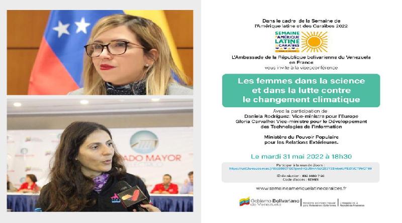 Venezuela participará en la 9ª edición de la Semana de América Latina y el Caribe