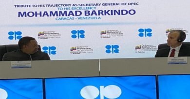 Sanciones económicas contra Venezuela violan el derecho a la energía de pobladores del mundo