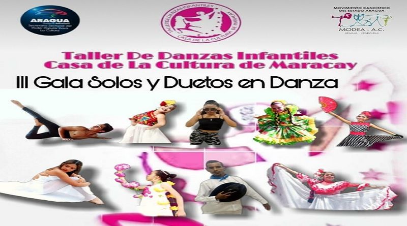 Gala de Solos y Duetos en danza se presentó en la Casa de la Cultura de Maracay