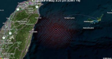 Este de Taiwán se estremece tras temblor magnitud 6.1