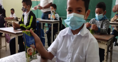 Benefician a niños del estado Mérida con programa "Vaso de leche escolar"