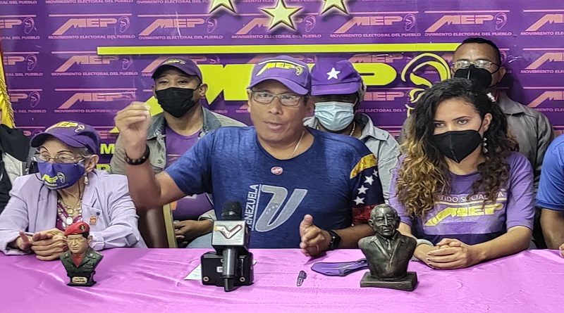 Movimiento Electoral del Pueblo condena y rechaza planificación de ataques a Venezuela