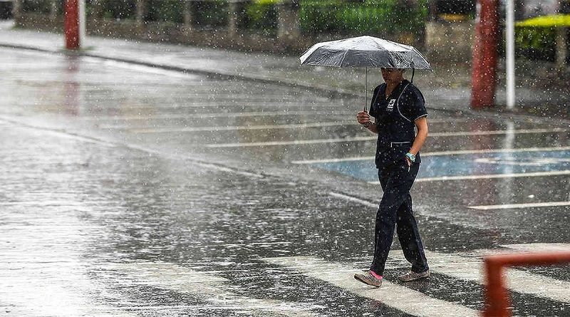 Para este domingo se prevé lluvias con descargas eléctricas en gran parte del país