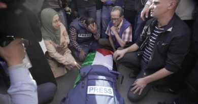 Irán denuncia que Israel asesinó a periodistas palestina por temor a sus reportes