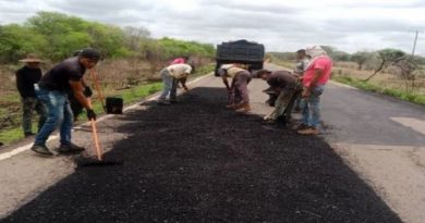 Rehabilitan vialidad en la Troncal 13 en Guárico