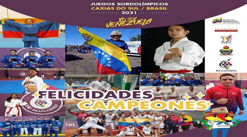 Venezuela obtuvo segunda mejor cosecha histórica en Juegos Sordolímpicos 2022