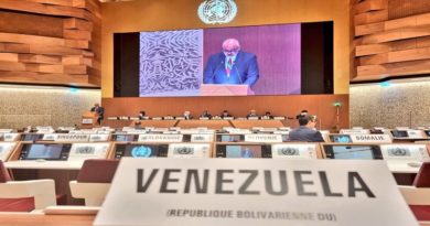 Venezuela apuesta en Ginebra por un enfoque inclusivo y de paz en materia de salud