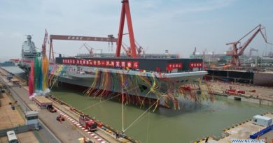 China lanza tercer portaaviones