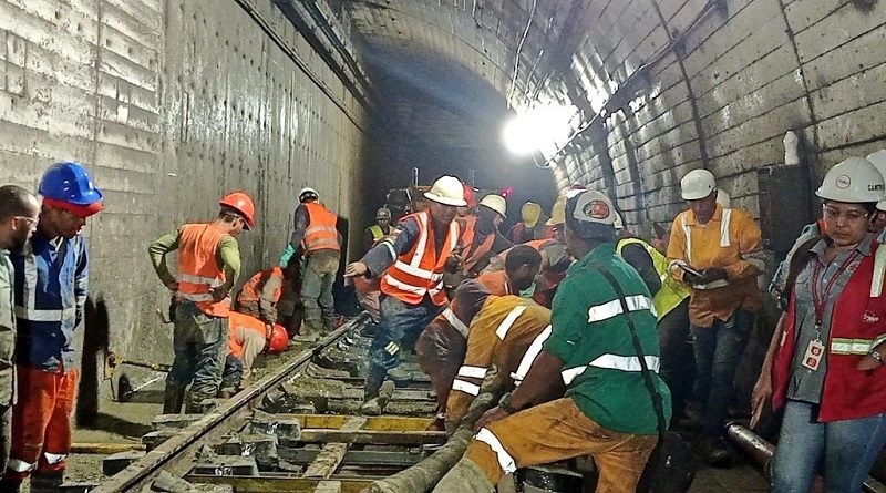 Adelantan trabajos de alto impacto en portal de Capitolio del Metro de Caracas