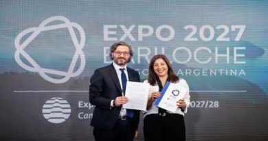Presentan candidatura de Argentina para acoger Expo Internacional 2027