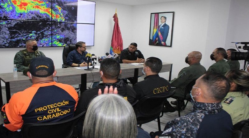 Carabobo sin novedad ante paso del ciclón tropical