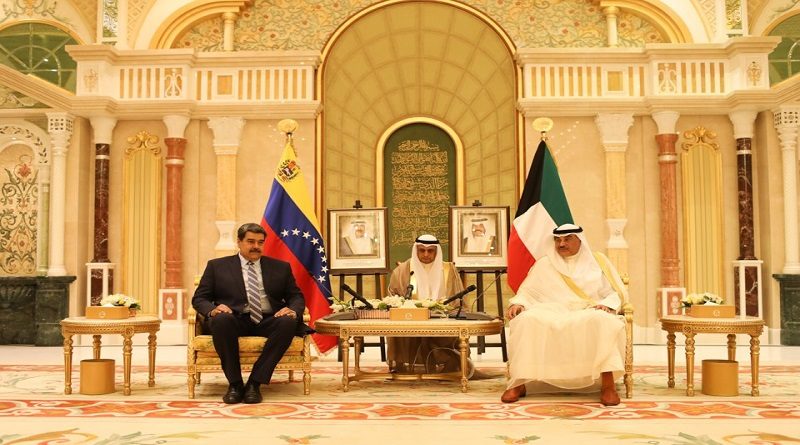 Casa Real de Kuwait recibe al Presidente Maduro
