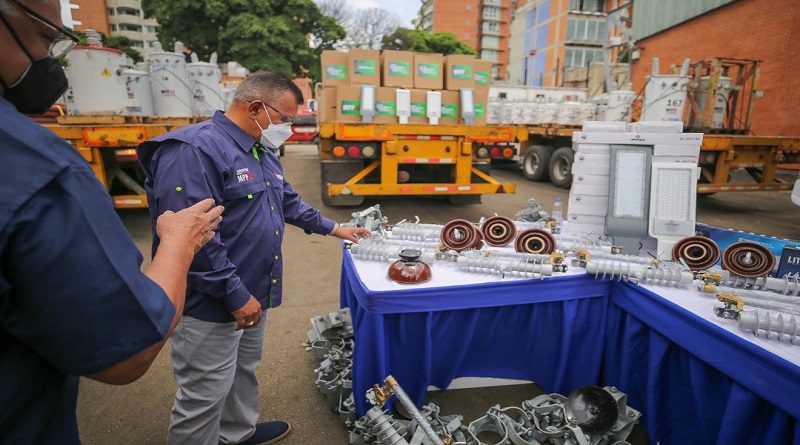 Corpoelec suministra materiales y equipos eléctricos en territorio nacional