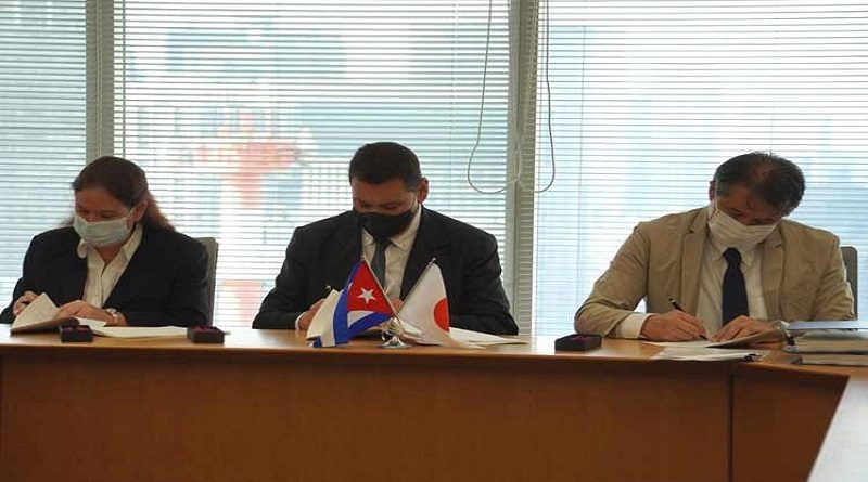 Empresas cubanas y japonesas firman contrato para reforzar la matriz energética