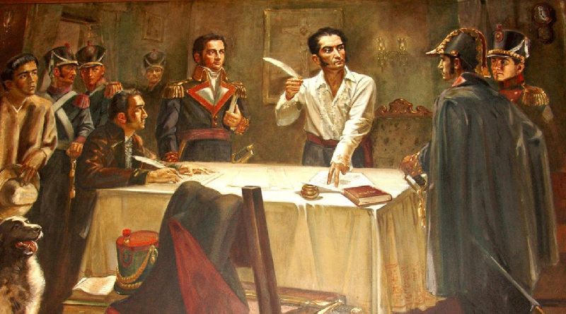 Se conmemoran 209 años de la promulgación del Decreto de Guerra a Muerte