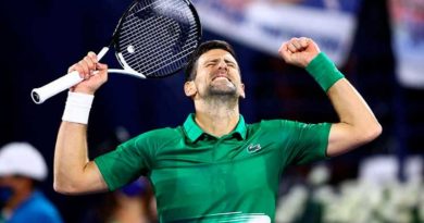 Novak Djokovic cede primer lugar del tenis mundial