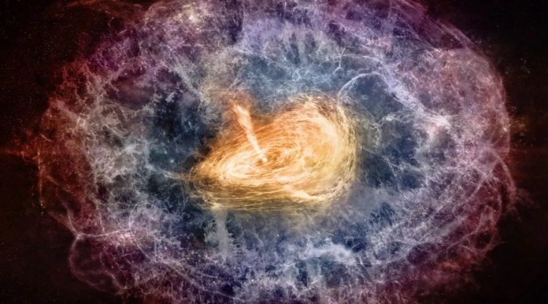 Encuentran pruebas del púlsar más potente en una galaxia lejana