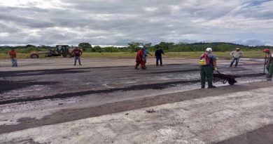 Baer ejecuta acciones para optimizar infraestructuras en aeropuertos del país