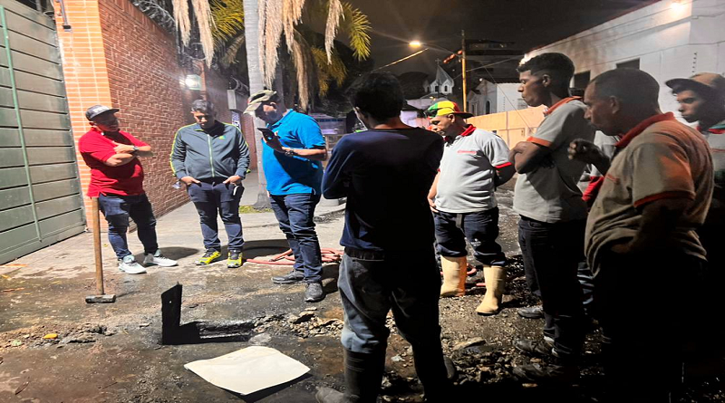 El 1x10 del Buen Gobierno atiende con inmediatez avería de tubería en comunidad de La Florida