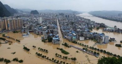 Activan mecanismos de alerta para controlar inundaciones﻿ en China