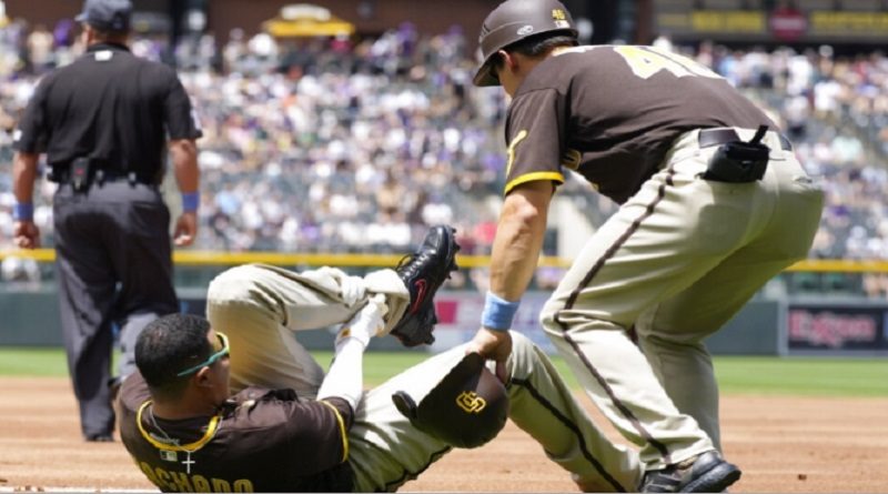 Manny Machado sufre una lesión en su tobillo