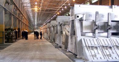 Planta CVG Venalum tiene activas 183 celdas para producción de aluminio