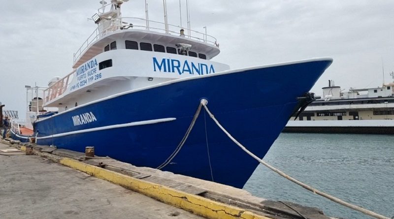Recuperan buque Miranda para consolidar la soberanía alimentaria del país