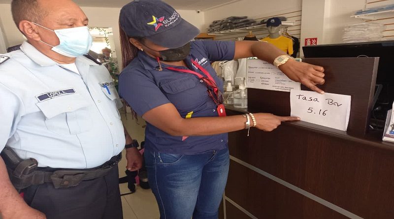Verifican cumplimiento de tasa BCV para transacciones en divisas en Portuguesa