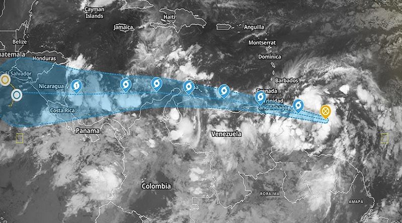 ACTUALIZACIÓN: Inameh informa sobre paso del Ciclón DOS en Venezuela