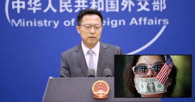 El portavoz del Ministerio de Asuntos Exteriores de China, Zhao Lijian (Foto agencia)