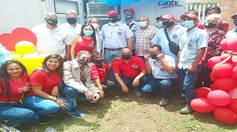 Cantv inauguró nodo para 460 familias de Guárico