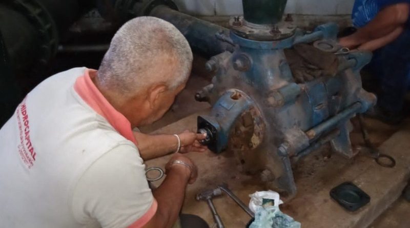 Hidrocapital realiza mantenimiento correctivo y preventivo en estaciones de bombeo en Miranda