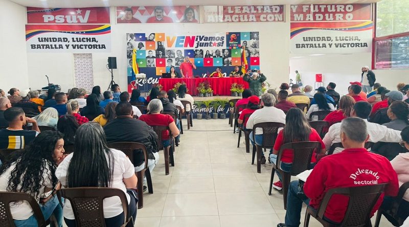 Activan fuerza legislativa del PSUV para consolidar 1x10 en AraguaFoto