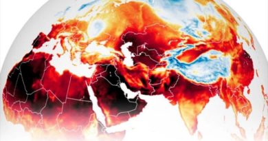NASA publica mapa de lugares más calurosos en el mundo