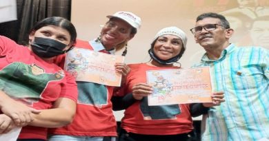 Luchadores del FFM celebraron sus 19 años en Santa Lucía