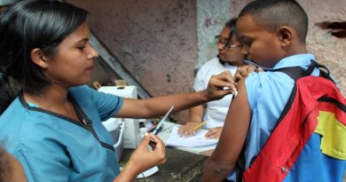 Aplican más de 25 mil vacunas contra el sarampión en Falcón