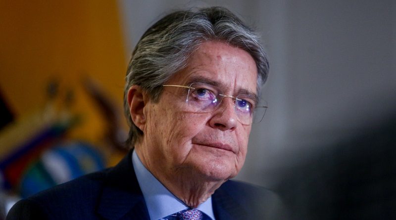 Guillermo Lasso durante una entrevista en Madrid, España, 5 de noviembre de 2021 (Ricardo Rubio / Europa Press / Gettyimages.ru)