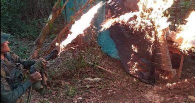 químicos y precursores de procesamiento de drogas en Zulia